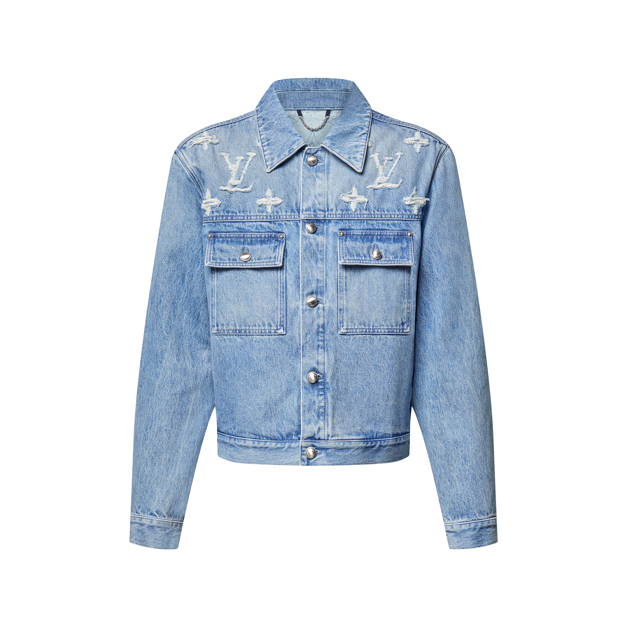 Louis Vuitton 青系 ジャンパー Denim Trucker Jacket - Luxury Ready to Wear - 1AGINE Blue